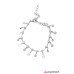Rain, Rain Go Away White/Silver Bracelet