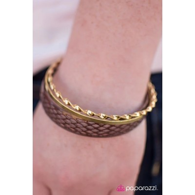 What A Thrill Brown Bracelet