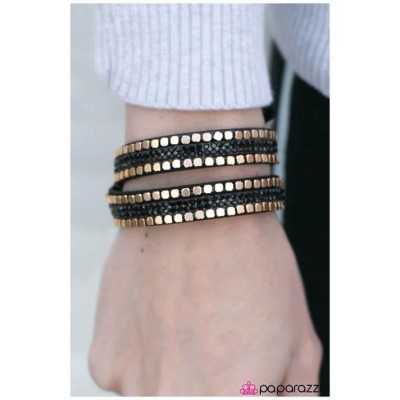 What Your Mama Gave You Gold/Black Bracelet