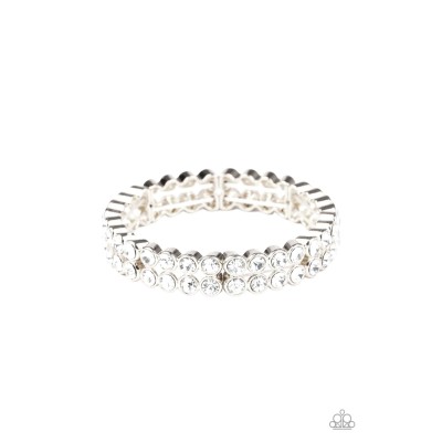 Come and Get It! White Bracelet