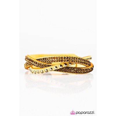 Down For The Count Yellow Bracelet