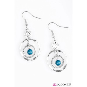 Rodeo Round Up Blue Earring