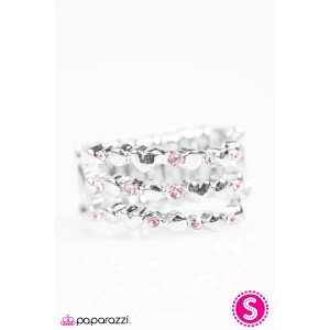 Happy Hearts Pink Ring