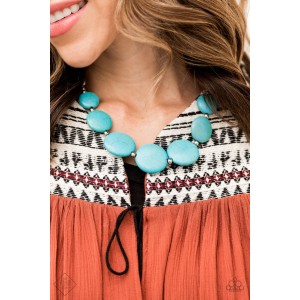 Bedrock Betty Blue Necklace
