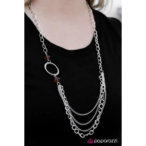 Totally Worthwhile Brown Necklace