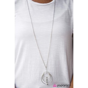 Galaxies Away Silver Necklace