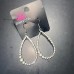 Say No More White Earring